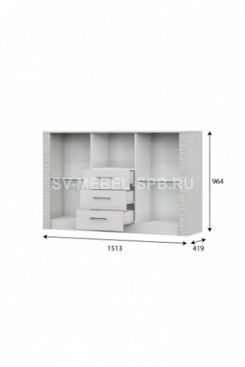 Комод-витрина Гамма 20 (sv) в Боготоле - mebel154.com