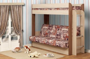 Кровать-чердак с диван-кроватью Немо в Боготоле - mebel154.com