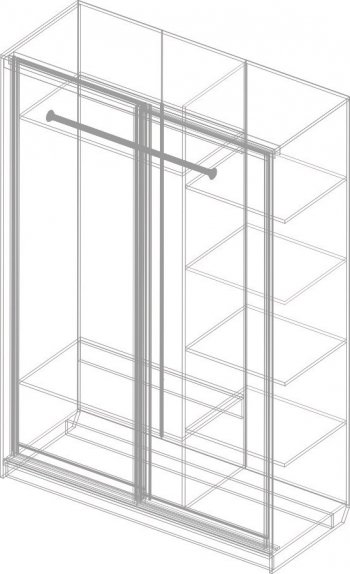 Шкаф-купе Александрия СА-11(бодега светлая/плетёнка) в Боготоле - mebel154.com