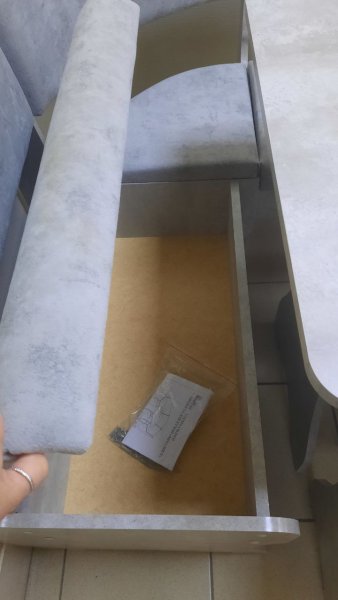 Кухонный уголок Миссия V велюр (цемент) в Боготоле - mebel154.com