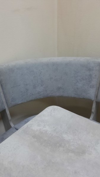 Кухонный уголок Миссия V велюр (цемент) в Боготоле - mebel154.com