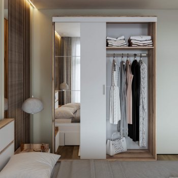 Шкаф-купе Брауни 1.5м в Боготоле - mebel154.com