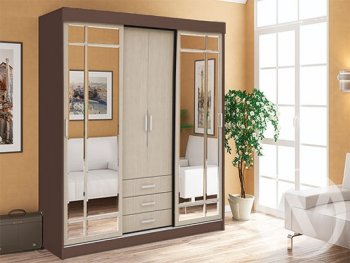 Шкаф-купе Лидер 1К(ст.меб.) в Боготоле - mebel154.com