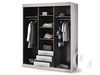 Шкаф-купе Лидер 1К(ст.меб.) в Боготоле - mebel154.com