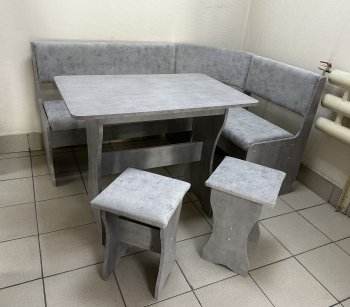 Кухонный уголок Миссия V велюр (сириус) в Боготоле - mebel154.com