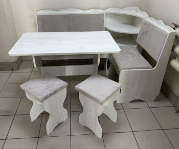Кухонный уголок Миссия с полкой ткань в Боготоле - mebel154.com