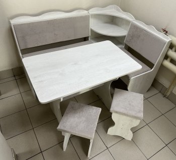 Кухонный уголок Миссия с полкой ткань в Боготоле - mebel154.com