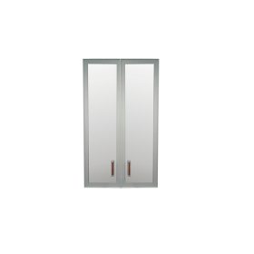 Комплект дверей Приоритет стекло в алюм. рамке К-981 (К-945, КФ-945) в Боготоле - mebel154.com