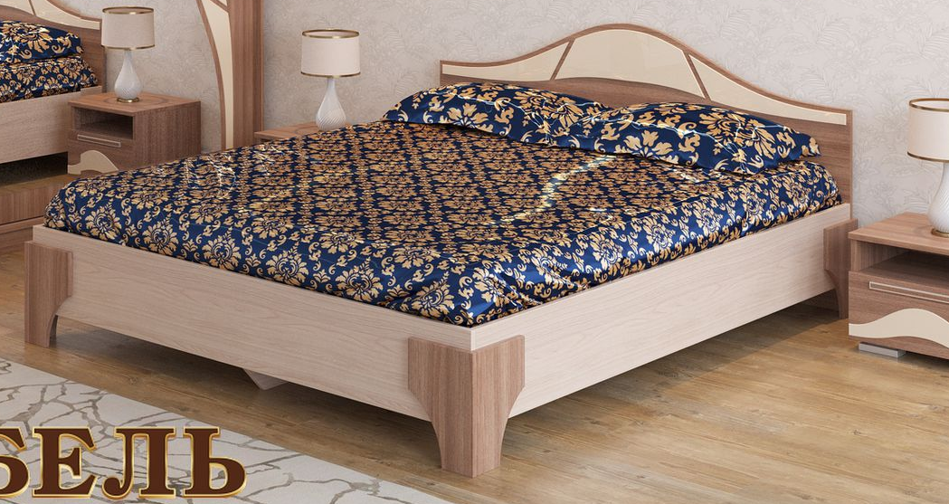 Кровать  1400 Лагуна-5(основание-щит) в Боготоле - mebel154.com