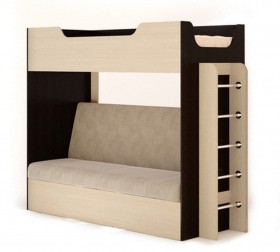 Кровать двухъярусная с диваном в Боготоле - mebel154.com