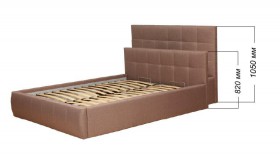 Кровать 1600  Диана с ПМ в Боготоле - mebel154.com