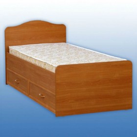 Кровать односпальная с ящиками в Боготоле - mebel154.com