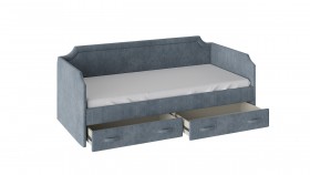 Кровать с мягкой обивкой и ящиками Кантри Тип 1 (900) в Боготоле - mebel154.com