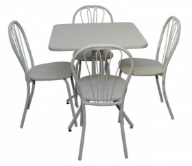 Набор стол пластиковый, 4 стула в Боготоле - mebel154.com