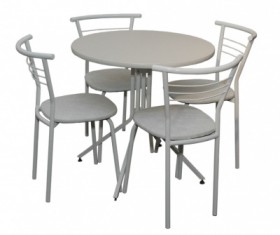 Набор стол пластиковый, 4 стула в Боготоле - mebel154.com