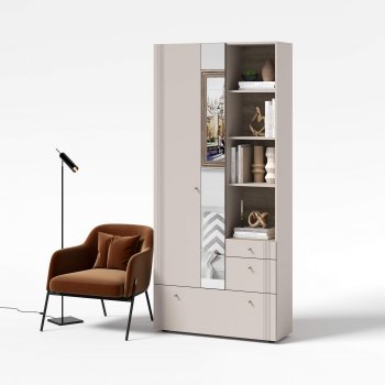 Вешалка с зеркалом Одетта (ВШ1) в Боготоле - mebel154.com