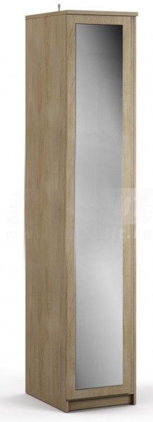 Шкаф однодверный с зеркалом Веста СБ-2260  в Боготоле - mebel154.com
