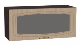 Шкаф верхний горизонтальный со стеклом Сити ШВГС 800 в Боготоле - mebel154.com
