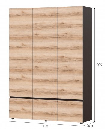 Шкаф 3-х Берген в Боготоле - mebel154.com